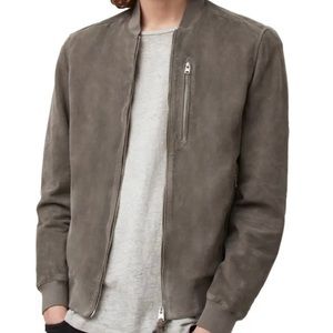 Allsaints Kemble Suede Bomber jacket, Men’s Size L